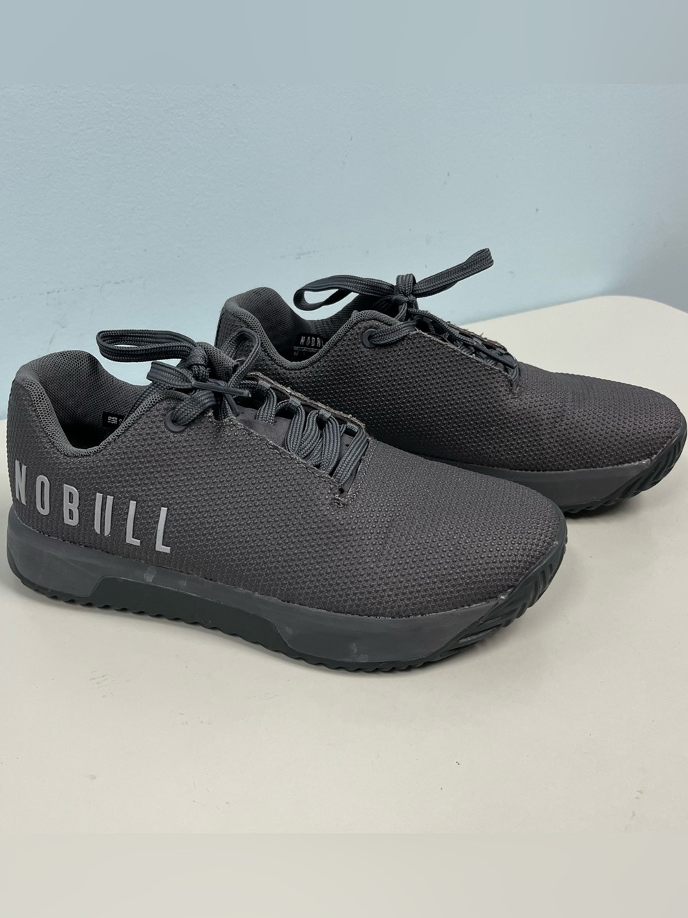 NOBULL Outwork Edge Womens Size 8 Training Shoes Gray Mesh Strength Workout
